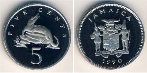 5 Cent Giamaica (1962 - ) Rame/Nichel 