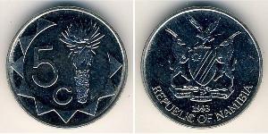 5 Cent Namibia Rame/Nichel 