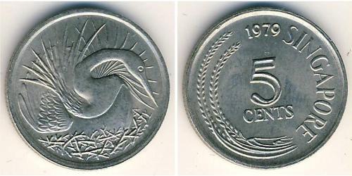 5 Cent Singapore Rame/Nichel 