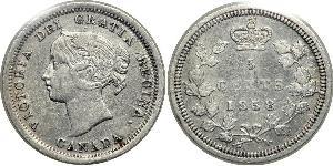 5 Cent Kanada Silber Victoria (1819 - 1901)