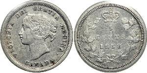 5 Cent Kanada Silber Victoria (1819 - 1901)