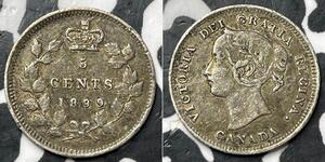5 Cent Kanada Silber Victoria (1819 - 1901)