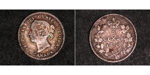 5 Cent Kanada Silber Victoria (1819 - 1901)