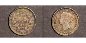 5 Cent Kanada Silber Victoria (1819 - 1901)