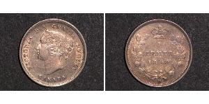 5 Cent Kanada Silber Victoria (1819 - 1901)