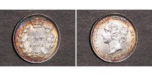 5 Cent Kanada Silber Victoria (1819 - 1901)
