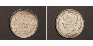 5 Cent Kanada Silber Victoria (1819 - 1901)