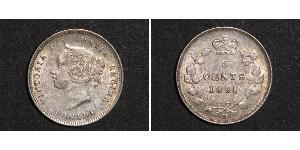 5 Cent Kanada Silber Victoria (1819 - 1901)