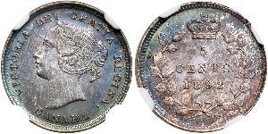 5 Cent Kanada Silber Victoria (1819 - 1901)