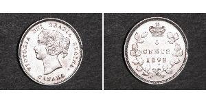 5 Cent Kanada Silber Victoria (1819 - 1901)