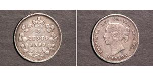 5 Cent Kanada Silber Victoria (1819 - 1901)