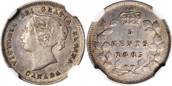 5 Cent Kanada Silber Victoria (1819 - 1901)