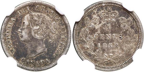 5 Cent Kanada Silber Victoria (1819 - 1901)