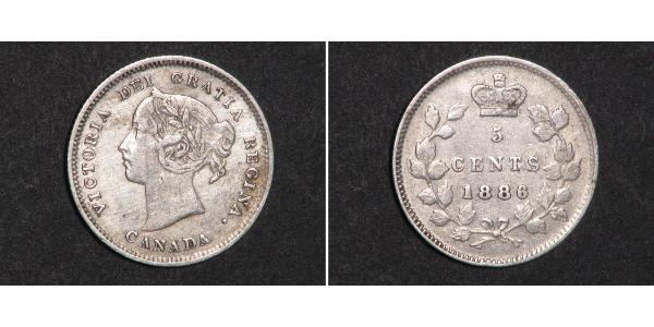 5 Cent Kanada Silber Victoria (1819 - 1901)