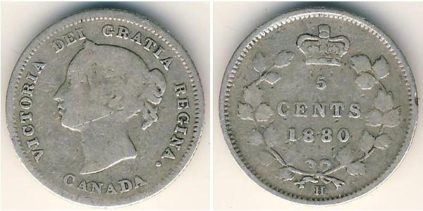 5 Cent Kanada Silber Victoria (1819 - 1901)