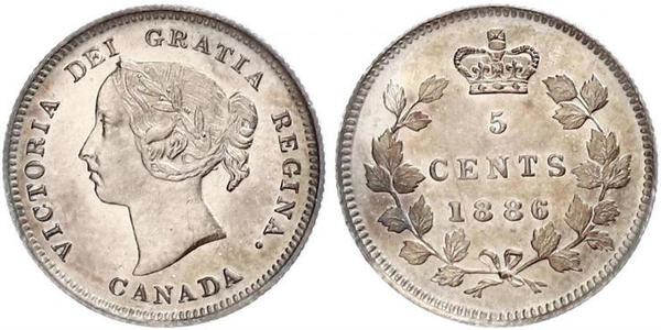 5 Cent Kanada Silber Victoria (1819 - 1901)