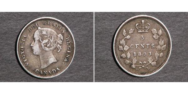 5 Cent Kanada Silber Victoria (1819 - 1901)