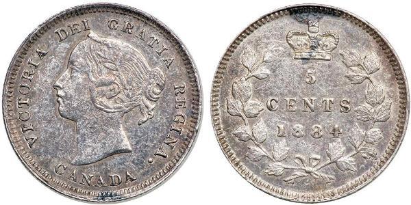 5 Cent Kanada Silber Victoria (1819 - 1901)