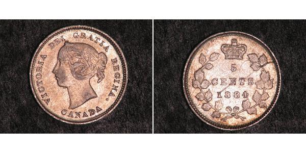 5 Cent Kanada Silber Victoria (1819 - 1901)