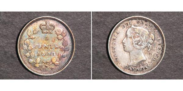 5 Cent Kanada Silber Victoria (1819 - 1901)