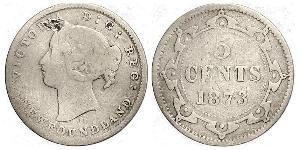 5 Cent Neufundland und Labrador Silber Victoria (1819 - 1901)