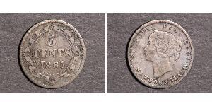 5 Cent Neufundland und Labrador Silber Victoria (1819 - 1901)