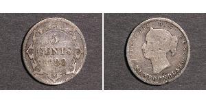 5 Cent Neufundland und Labrador Silber Victoria (1819 - 1901)