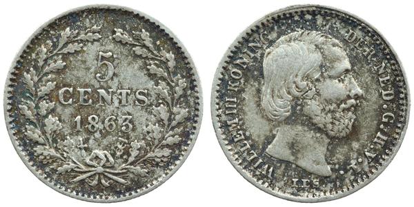 5 Cent Niederlande Silber 