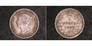 5 Cent Canada Silver Victoria (1819 - 1901)