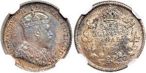 5 Cent Canada Silver Edward VII (1841-1910)