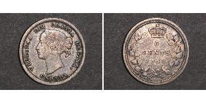 5 Cent Canada Silver Victoria (1819 - 1901)