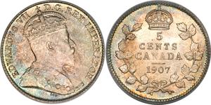 5 Cent Canada Silver Edward VII (1841-1910)