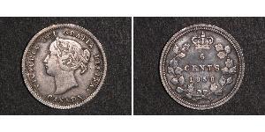 5 Cent Canada Silver Victoria (1819 - 1901)