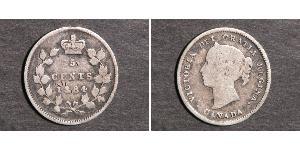 5 Cent Canada Silver Victoria (1819 - 1901)