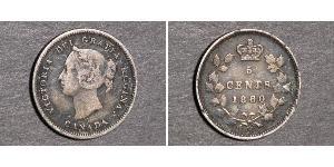 5 Cent Canada Silver Victoria (1819 - 1901)