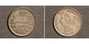 5 Cent Canada Silver Victoria (1819 - 1901)