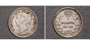 5 Cent Canada Silver Victoria (1819 - 1901)