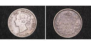 5 Cent Canada Silver Victoria (1819 - 1901)