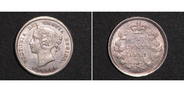 5 Cent Canada Silver Victoria (1819 - 1901)