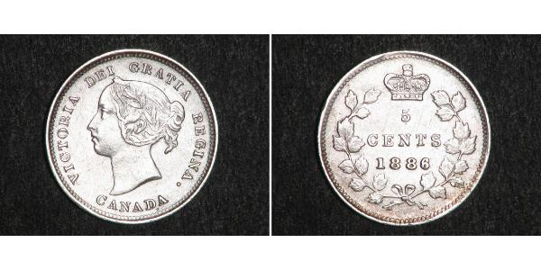 5 Cent Canada Silver Victoria (1819 - 1901)