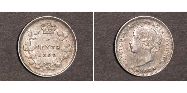 5 Cent Canada Silver Victoria (1819 - 1901)