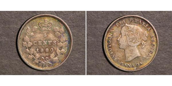 5 Cent Canada Silver Victoria (1819 - 1901)