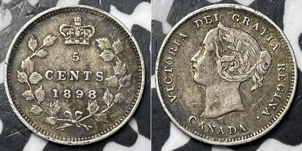 5 Cent Canada Silver Victoria (1819 - 1901)