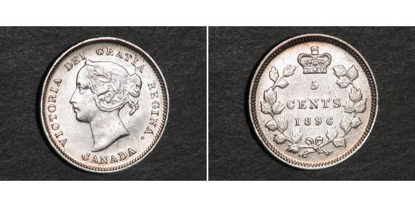 5 Cent Canada Silver Victoria (1819 - 1901)