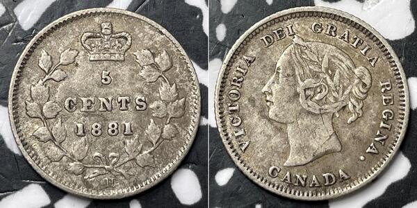 5 Cent Canada Silver Victoria (1819 - 1901)
