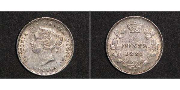 5 Cent Canada Silver Victoria (1819 - 1901)