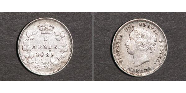 5 Cent Canada Silver Victoria (1819 - 1901)