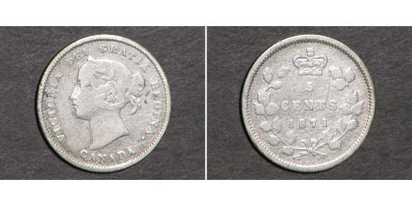 5 Cent Canada Silver Victoria (1819 - 1901)