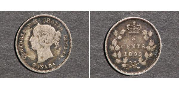 5 Cent Canada Silver Victoria (1819 - 1901)