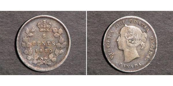 5 Cent Canada Silver Victoria (1819 - 1901)